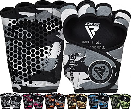 Rdx Weight Lifting Gloves Grips, Gimnasio Fitness Workout,