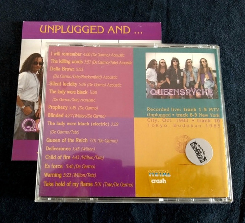 Cd Queensryche - Unplugged And Other Stories (angra)