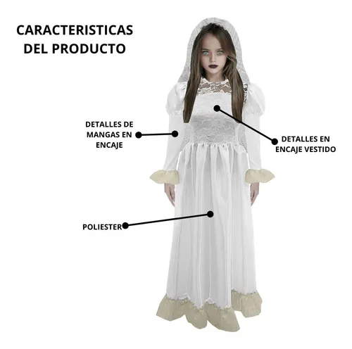 Disfraz La Llorona Deluxe Halloween Niña para disfraz de la llorona Disfraz La Llorona Deluxe Halloween Niña
