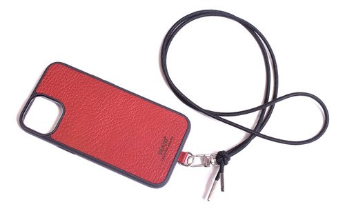 Funda Cuero Genuino & Crossbody / Collar Para iPhone.-sci52 