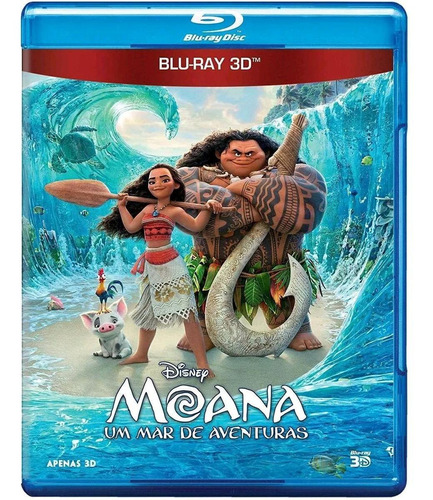 Moana - Um Mar De Aventuras 3d - Blu-ray - Auli'i Cravalho