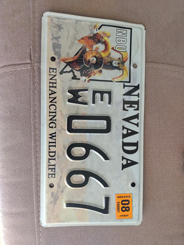 Placas De Colección De Estados Unidos,nevada Borregos 