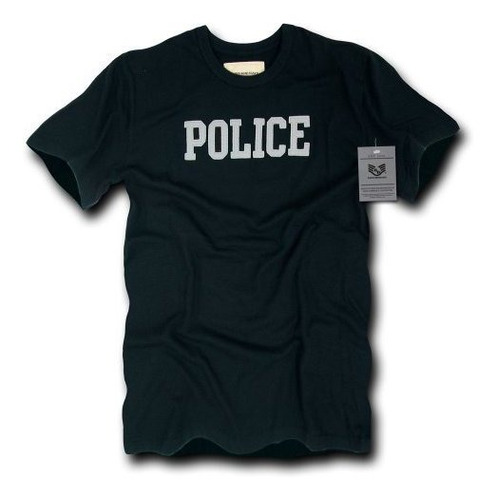 Camiseta De Aplique De Fieltro Básica De Policía De Rapiddom