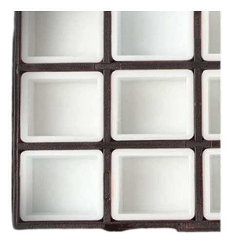 Paleta De Pintura Em Com 15 Quadrados, Paleta De Marrom