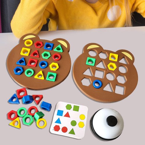 Rompecabezas De Combinación De Bloques De Juego Con Campana