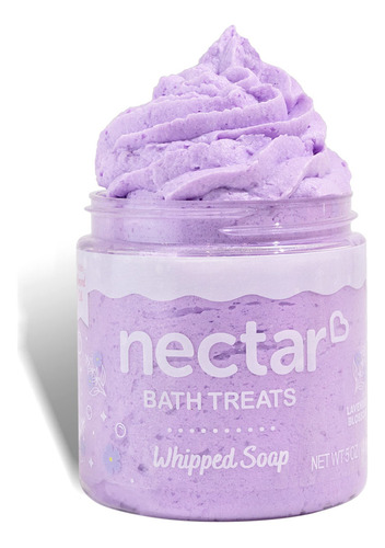 Nectar Bath Treats Jabón Batido, Jabón De Crema Batida, G.