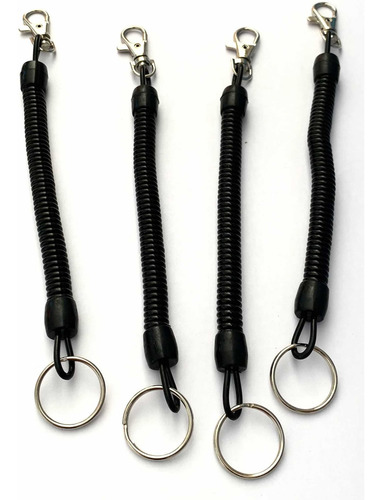 Imagen 2 de 7 de Cinta Cable Extensible Retractil Con Mosqueton Porta Accesor