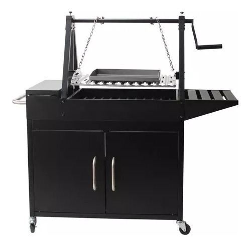 Asador De Carbón Deluxe Ajustable Acero