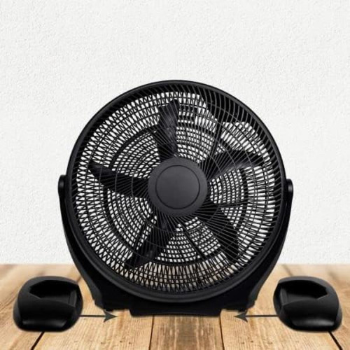 Ventiladores De Piso De Plástico Simple Deluxe De 14 Pulgada