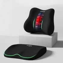 Comprar Ezzyso Cojín Ortopédico Memory Foampara Silla Asiento Auto Cojín Ortopédica Memory Foam Antideslizante Ergonomico Cojín Almohada De Apoyo 2pz