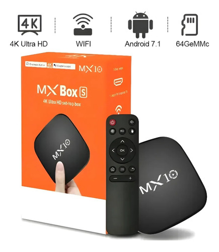 Convertidor Smart Tv Tv Box 4k Android Magis Disney Negro