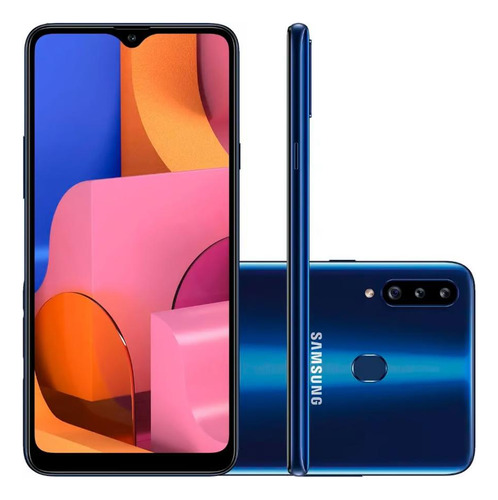Samsung Galaxy A20s 32gb 3gb Azul Android 4g Blue (Usado)