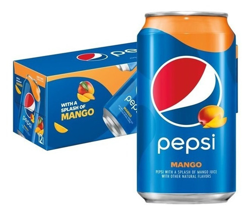 Pepsi Mango Paquete De 12 Piezas