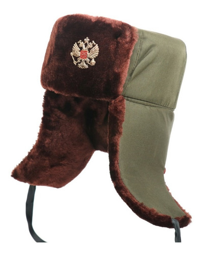 Gorra Rusa Shapka Ushanka (marrón, Médico 60) 1