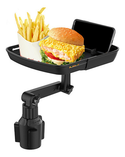 Bandeja Para Portavasos De Coche Giratoria Multifuncional De