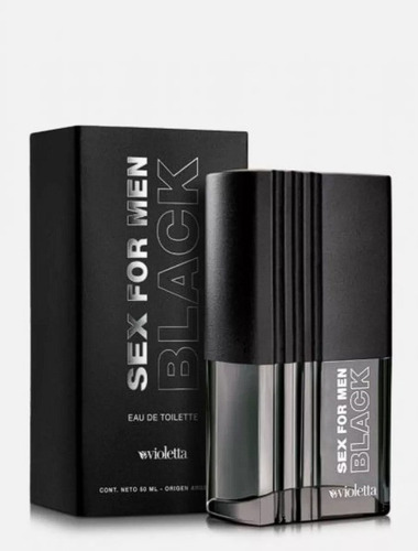 Eau De Toilette Sex For Men Black De Violetta 55ml Volumen De La Unidad 50 Ml