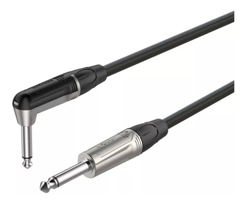 Cable Roxtone Dgjj110l6 Plug-plug 90°mono 6 Metros Premium