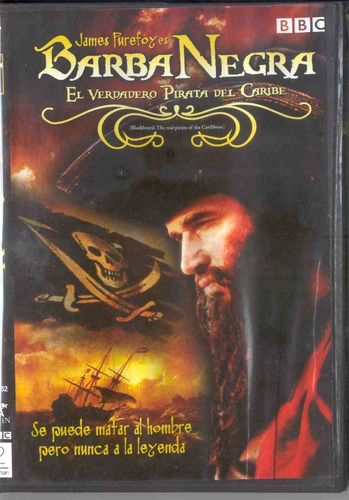 Barba Negra - El Verdadero Pirata Del Caribe - Dvd Original