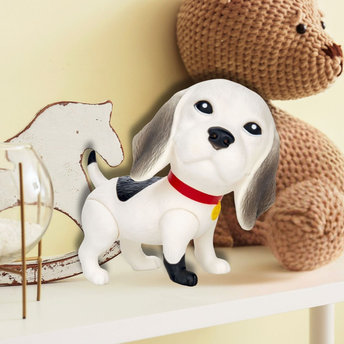 Brinquedo Boneco Cachorrinho Beagle Super Realista Em Vinil