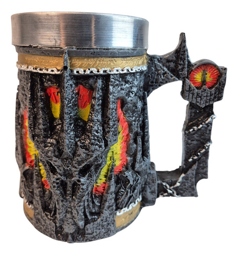 Caneca Colecionável Sauron O Senhor Dos Anéis Para Chopp