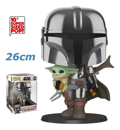 Pop! Funko Mandaloriano E Baby Yoda #380 | Mando | Star Wars