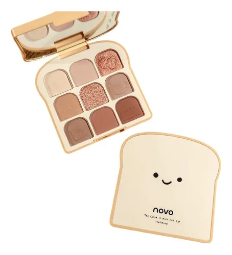 Tierna Paleta De Sombra Tostada Con 9 Colores Douyin Coreano Pan
