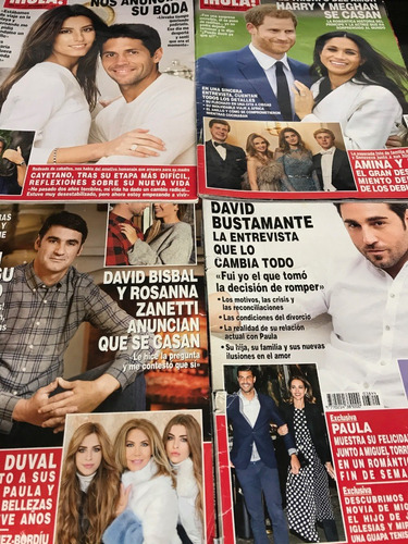 26 Revistas Hola 2017, 2018 Y 2019, 10 Revistas People (Usado)