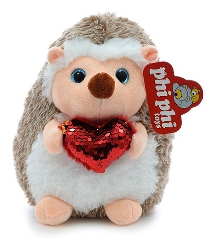 Peluche Puerc Espin Con Corazon 22cm - Orig. Phi Phi Toys