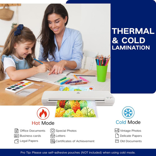 Laminadora A4 7 En 1 + 20 Laminas 13 Pulgadas A3 / A4 / A6