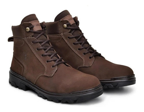 Bota New Holland Nobuck Chocolate Js Ltda