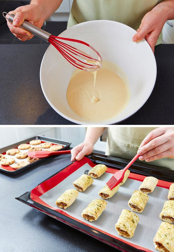, Utensilios De Cocina De Silicona, 10 Piezas, Cuchara Y