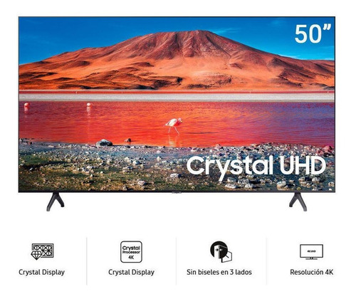 Televisor Samsung 50 Un50tu7000 Crystal 4k Bluetooth One Re
