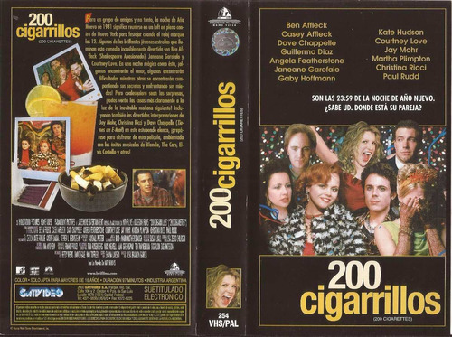 200 Cigarrillos Vhs Courtney Love Christina Ricci Ben Afflec