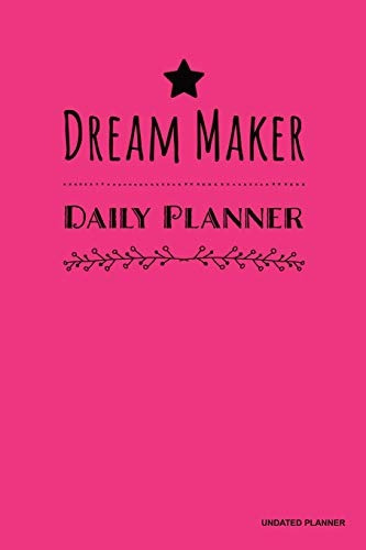 Dream Maker Daily Planner Undated Planner Pink (2), Vision B