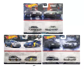 Hot Wheels Car Culture 2 Pack Set - Subaru /silvia/ Bugatti