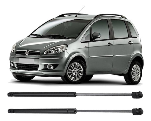 Kit X2 Amortiguadores Porton Baul Trasero Para Fiat Idea