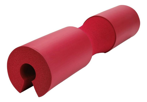 Protector De Cuello Para Levantamiento De Pesas Con Barra Color Rojo