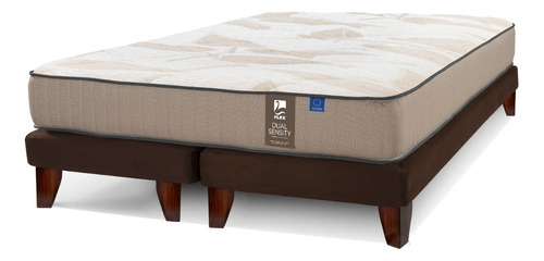 Cama Europea Flex Dual Sensity King Color Marrón