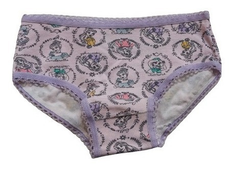 Imagen 3 de 7 de Bombacha Infantil Nena Princesas Disney Cocot X 3 - 20803