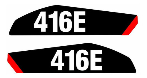 Jg De Adesivos Completo Caterpillar 416e P/ Máquinas Pesadas