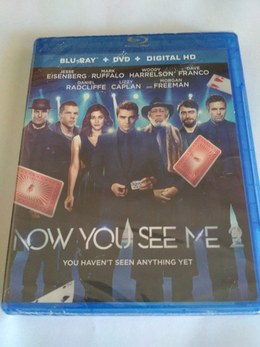 Now You See Me 2 ( Los Ilusionistas 2 ) Blu-ray Nuevo 
