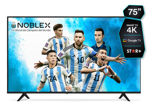 Smart Tv Noblex Dk75x7500pi Led Hdr 4k 75 pulgadas Con Google Tv