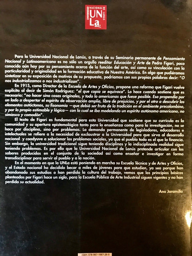 Imagen 2 de 5 de Educación Y Arte - De Pedro Fígari // Unla