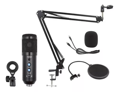 Kit Streamer Microfono + Brazo Noga Mic-st700 Streaming Usb