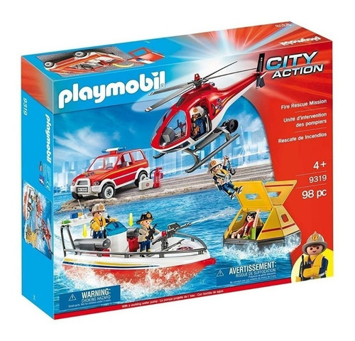 Playmobil City Action Rescate De Incendios 9319 Intek