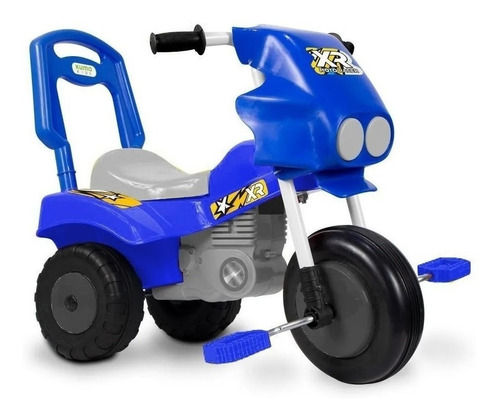 Triciclo Infantil Moto Caño De Acero Con Baul Policia Oferta