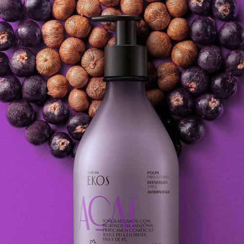 Combo Natura Ekos Açaí - Polpa Corporal + Polpa Para Mãos
