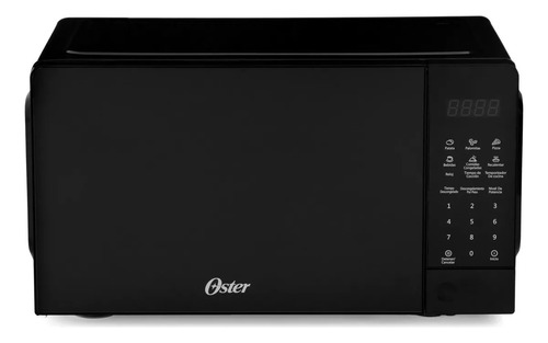 Horno De Microondas Oster, Color Negro 0.7 Pies 20 Litros (g