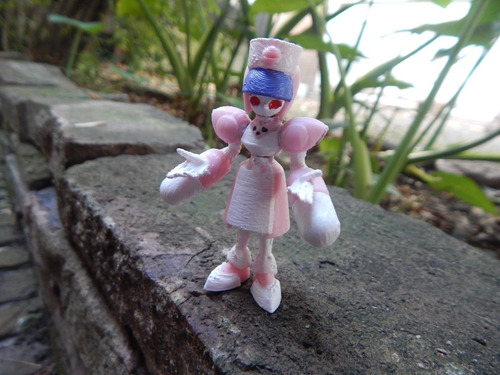 Medabots Neutranurse Desarmable Figura 3d Pixelados_