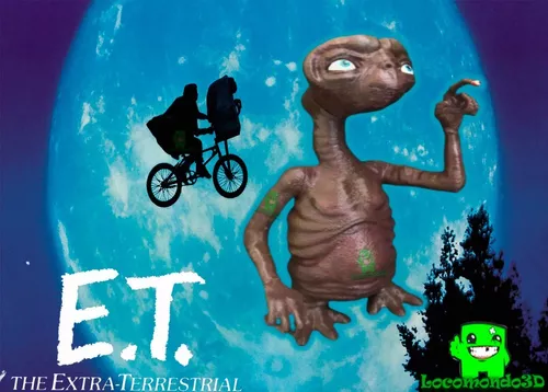 Figura E.t El Extraterrestre 17 Cm Altura Impresión3d